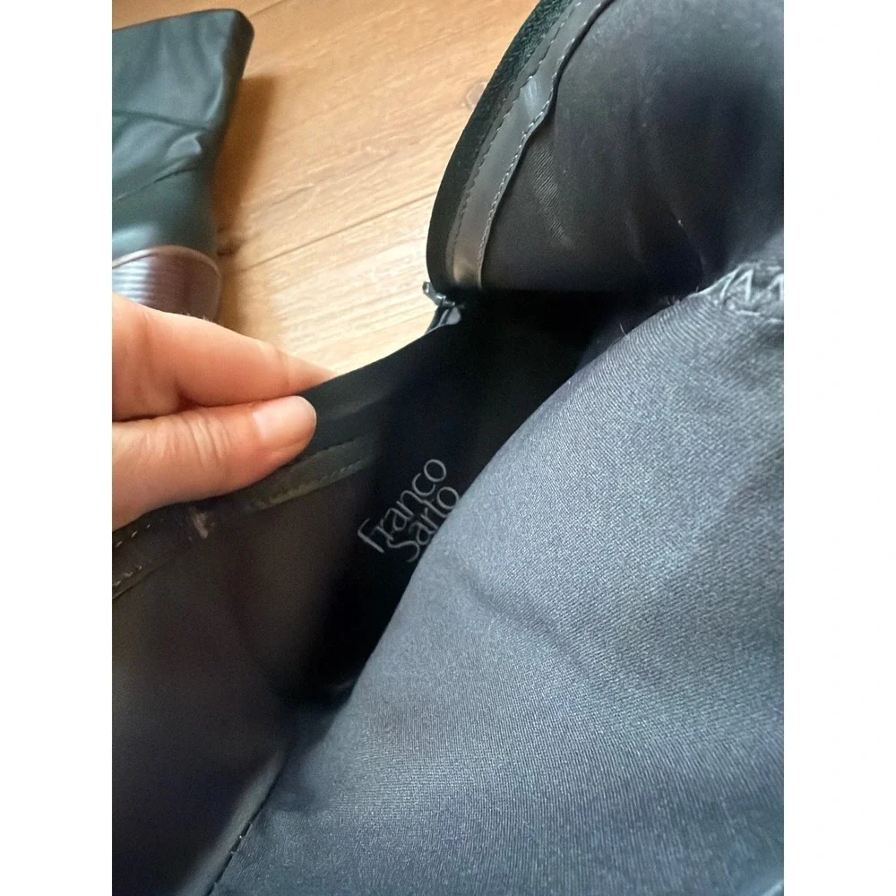 Franco Sarto Womens‎ Stevie Green Mid-Calf Boots Shoes Size 10 Medium Stormy